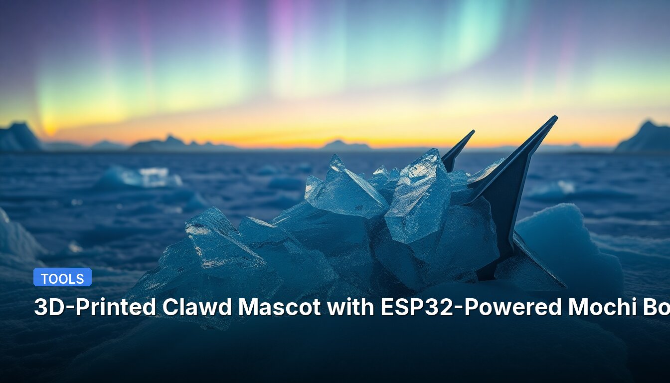 3D-Printed Clawd Mascot with ESP32-Powered Mochi Bot