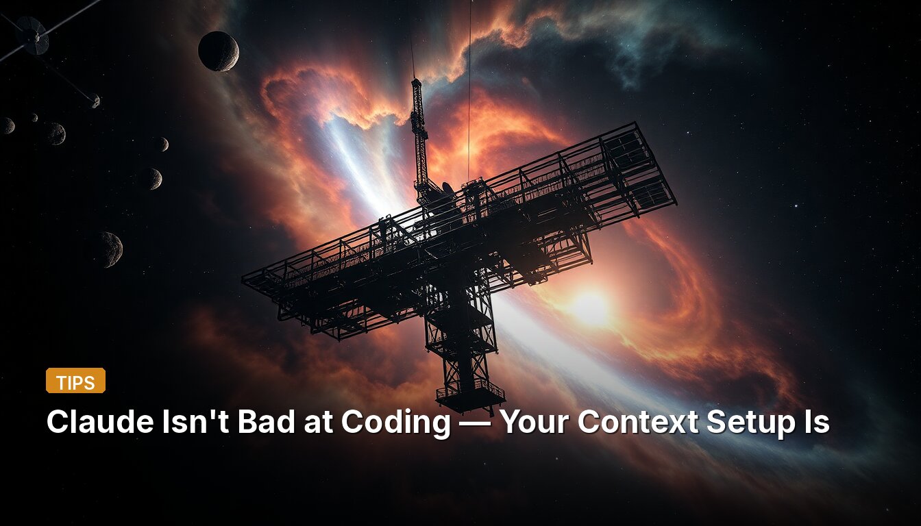 Claude Isn't Bad at Coding — Your Context Setup Is