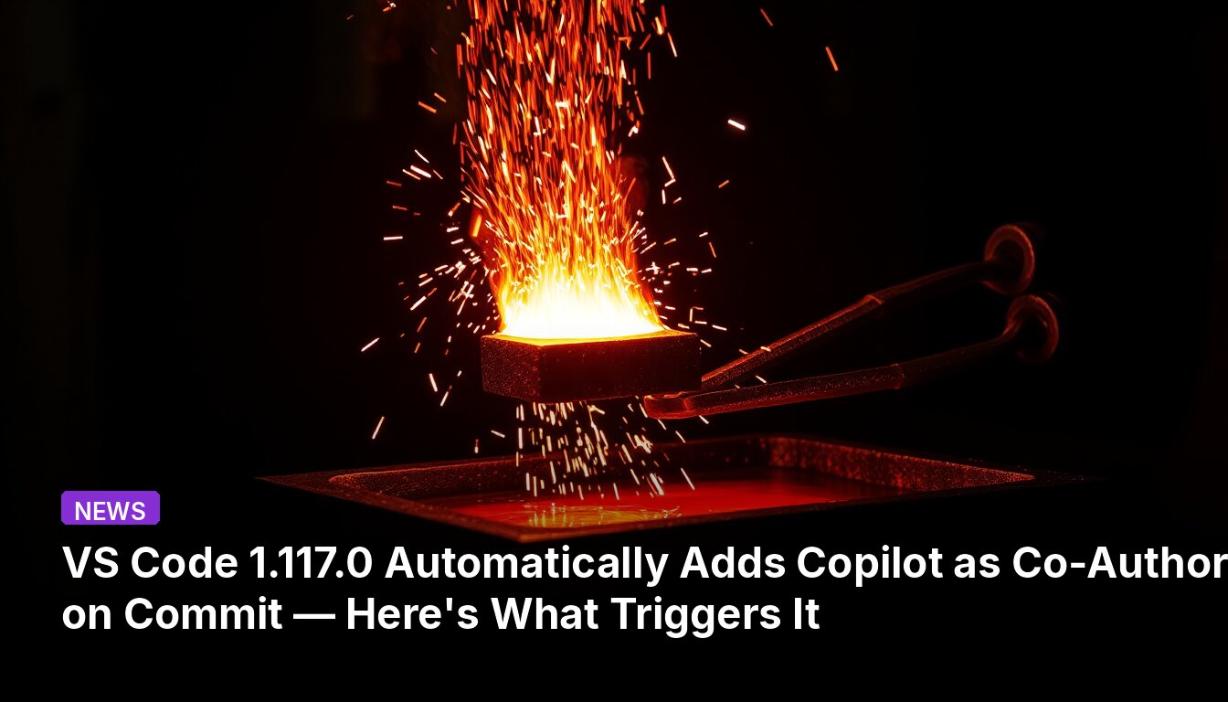 VS Code 1.117.0 Automatically Adds Copilot as Co-Author on Commit — Here's What Triggers It