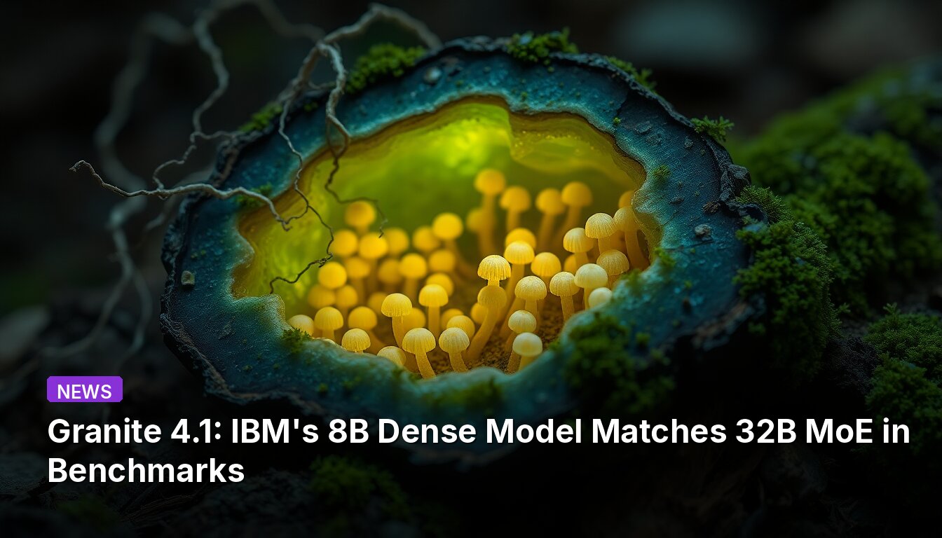 Granite 4.1: IBM's 8B Dense Model Matches 32B MoE in Benchmarks