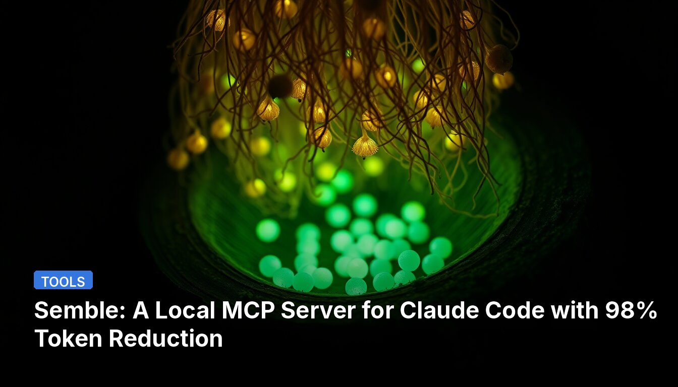 Semble: A Local MCP Server for Claude Code with 98% Token Reduction