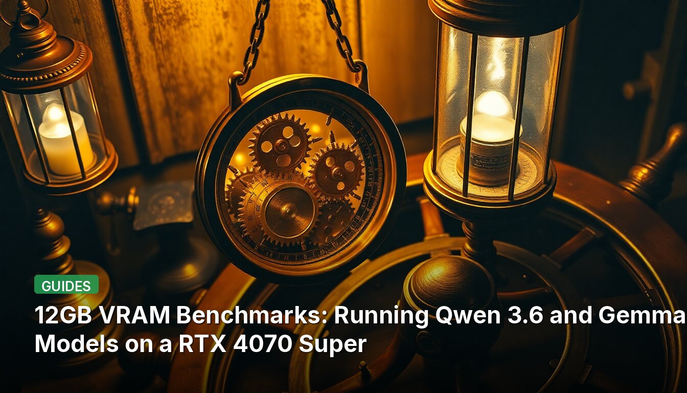 12GB VRAM Benchmarks: Running Qwen 3.6 and Gemma 4 Models on a RTX 4070 Super