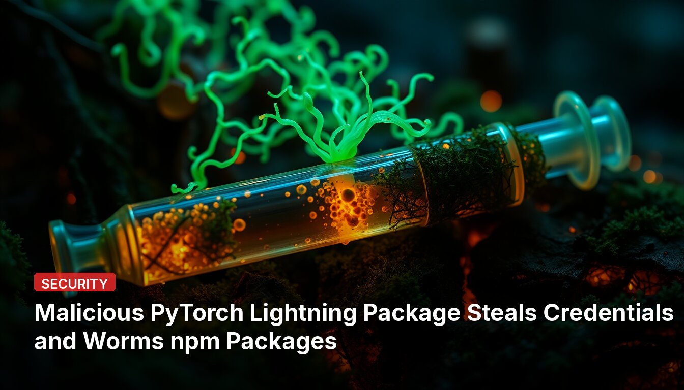 Malicious PyTorch Lightning Package Steals Credentials and Worms npm Packages
