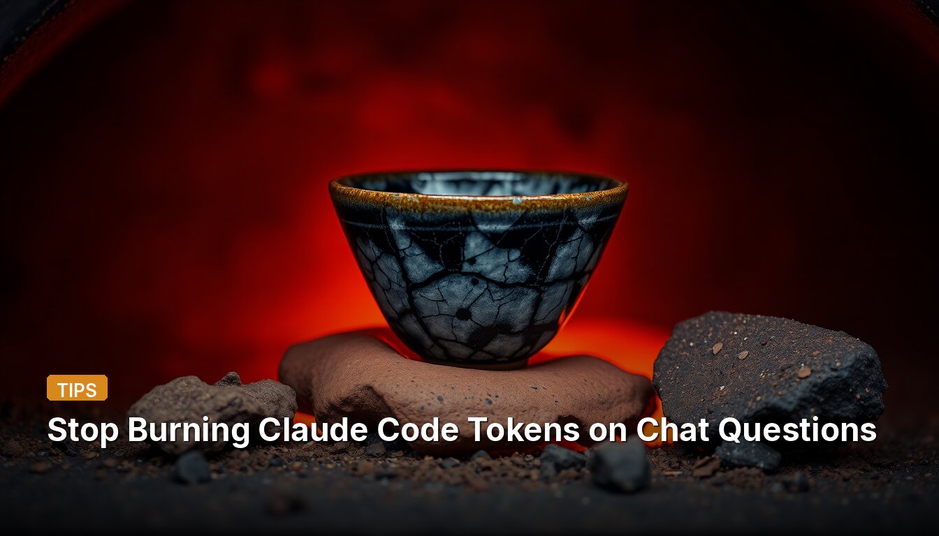 Stop Burning Claude Code Tokens on Chat Questions