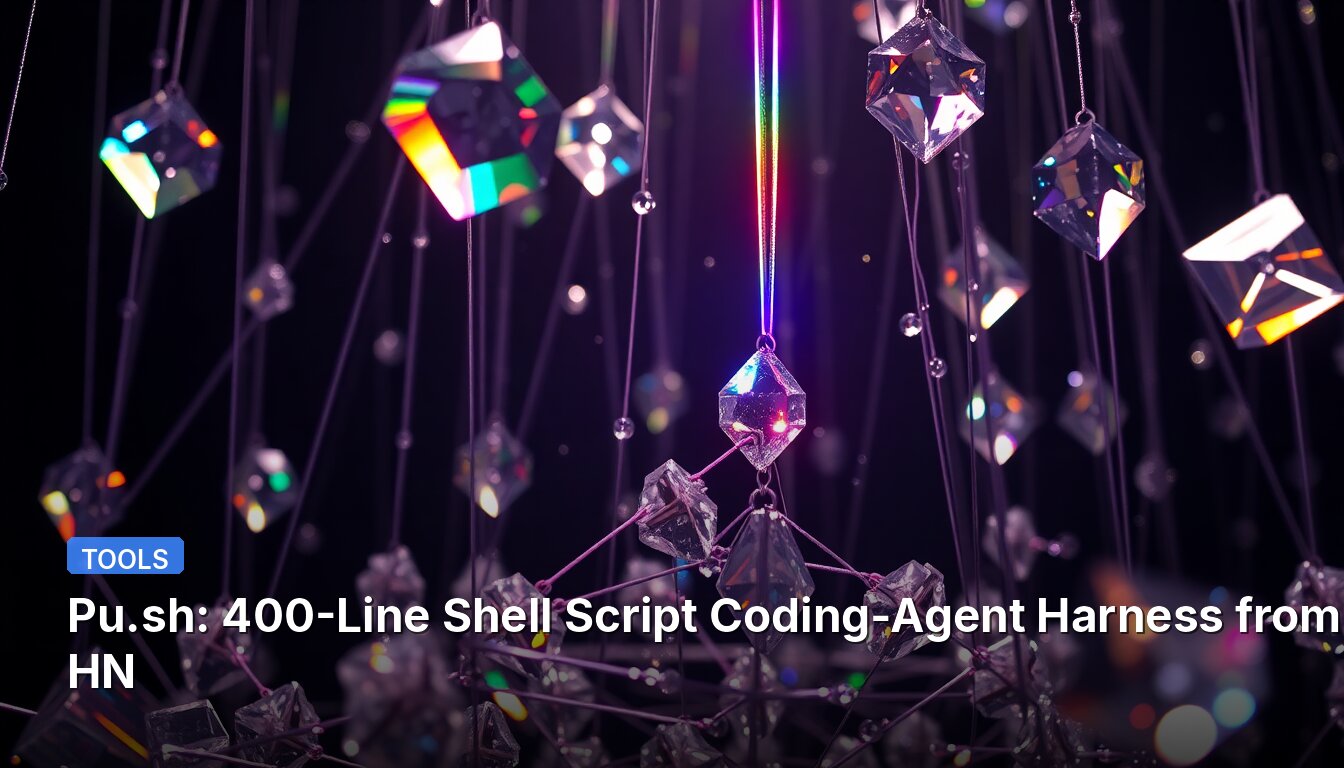 Pu.sh: 400-Line Shell Script Coding-Agent Harness from HN