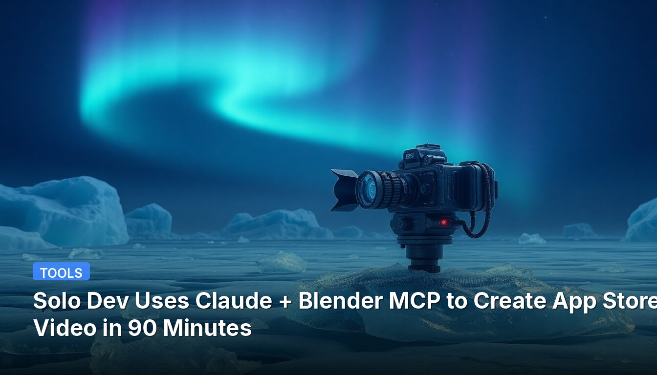 Solo Dev Uses Claude + Blender MCP to Create App Store Video in 90 Minutes