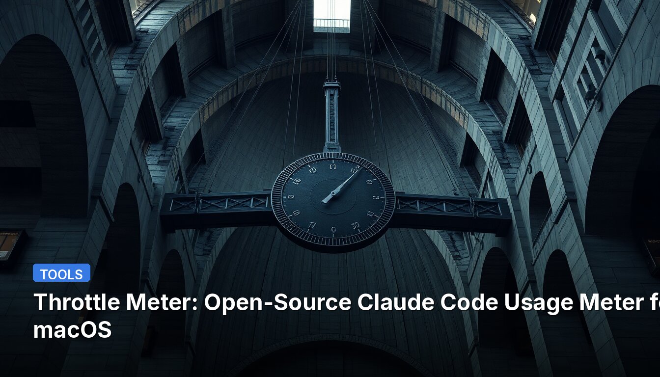 Throttle Meter: Open-Source Claude Code Usage Meter for macOS