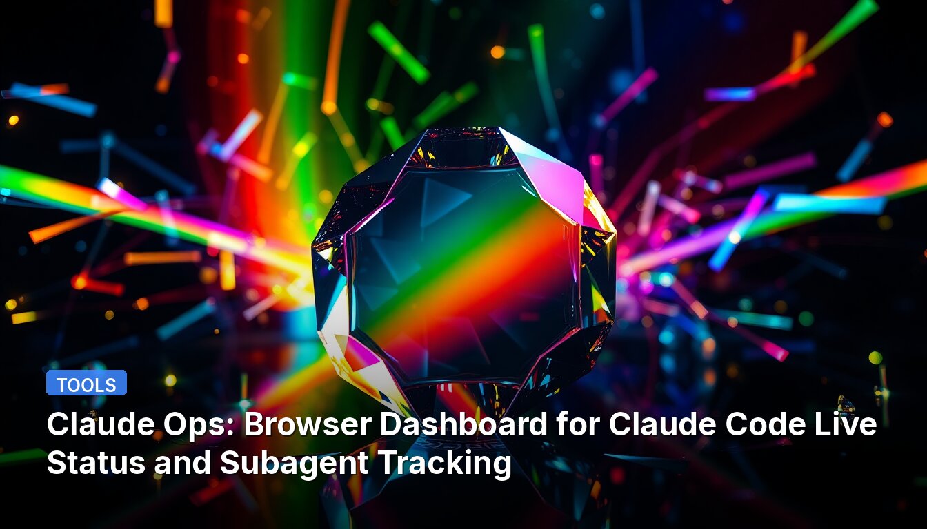 Claude Ops: Browser Dashboard for Claude Code Live Status and Subagent Tracking