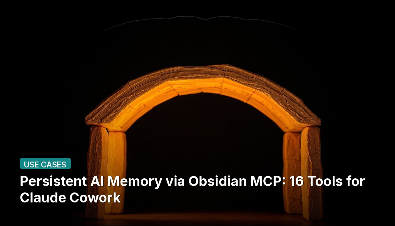 Persistent AI Memory via Obsidian MCP: 16 Tools for Claude Cowork