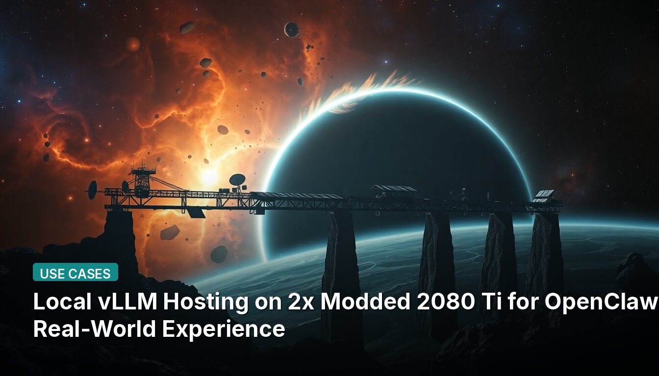 Local vLLM Hosting on 2x Modded 2080 Ti for OpenClaw: Real-World Experience