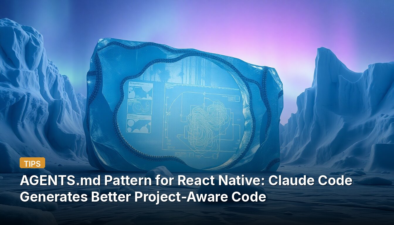 AGENTS.md Pattern for React Native: Claude Code Generates Better Project-Aware Code