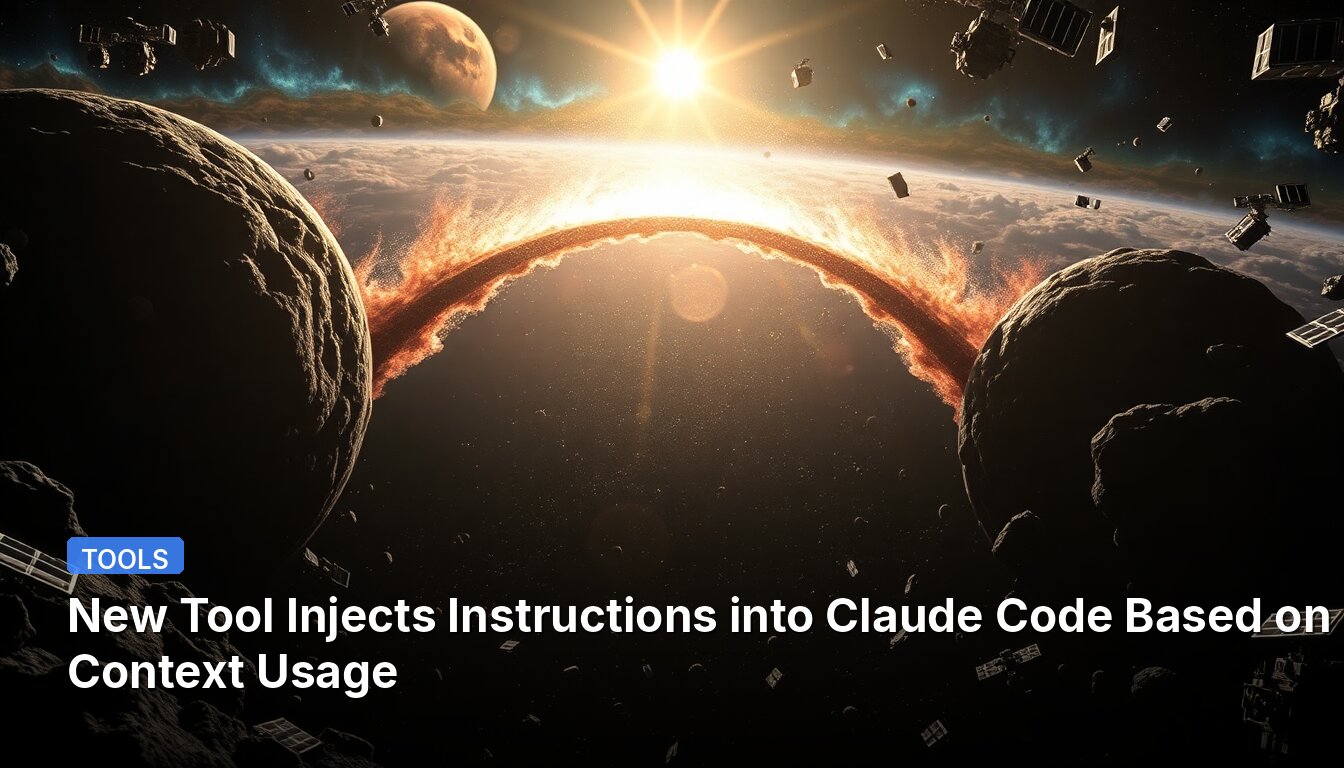 New Tool Injects Instructions into Claude Code Based on Context Usage