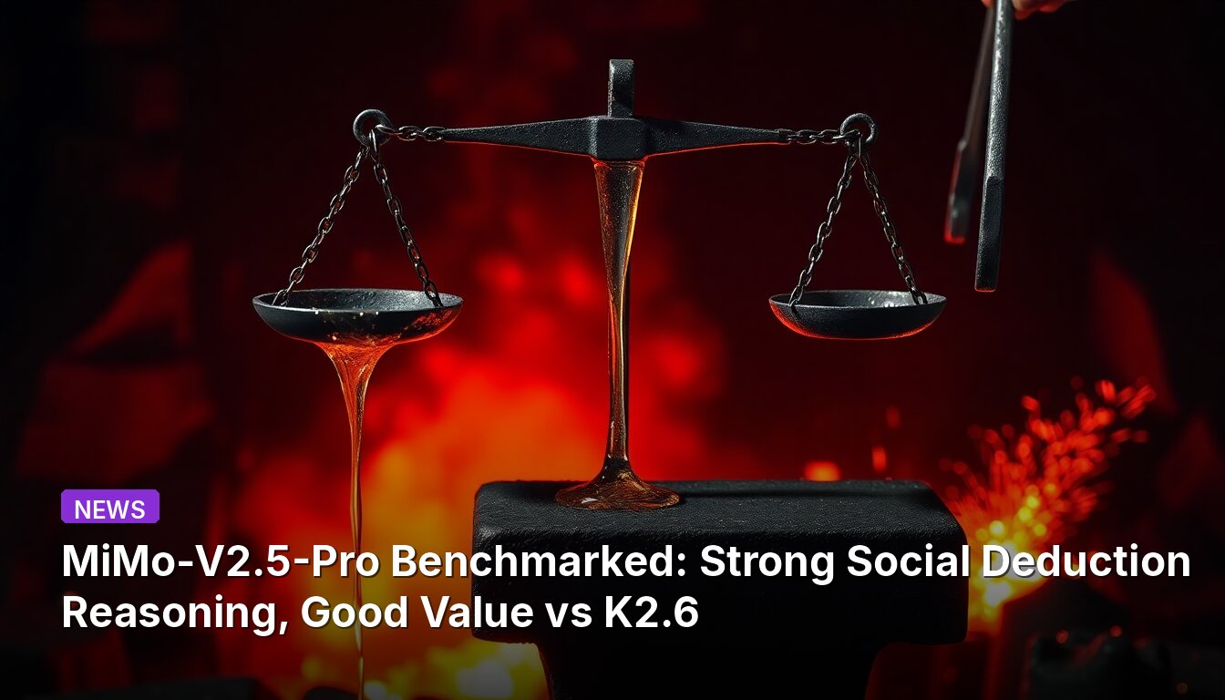 MiMo-V2.5-Pro Benchmarked: Strong Social Deduction Reasoning, Good Value vs K2.6