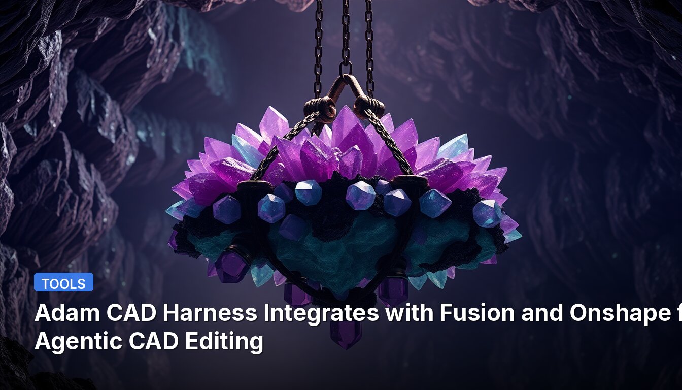 Adam CAD Harness Integrates with Fusion and Onshape for Agentic CAD Editing