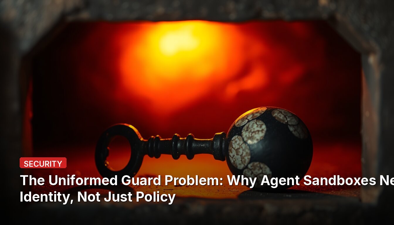 The Uniformed Guard Problem: Why Agent Sandboxes Need Identity, Not Just Policy