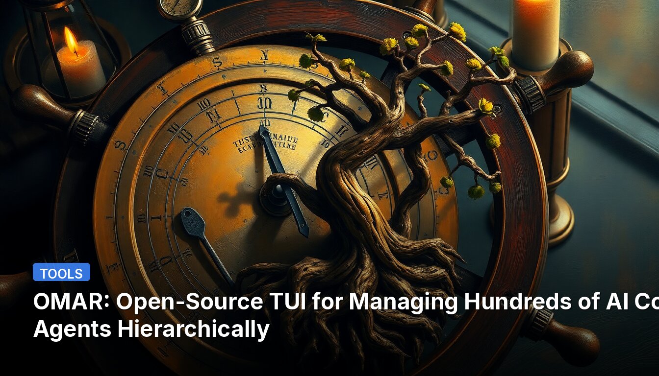 OMAR: Open-Source TUI for Managing Hundreds of AI Coding Agents Hierarchically
