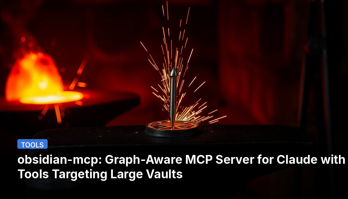obsidian-mcp: Graph-Aware MCP Server for Claude with 25 Tools Targeting Large Vaults