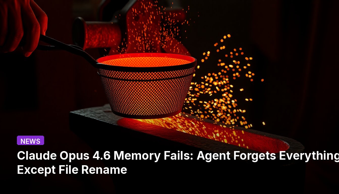 Claude Opus 4.6 Memory Fails: Agent Forgets Everything Except File Rename