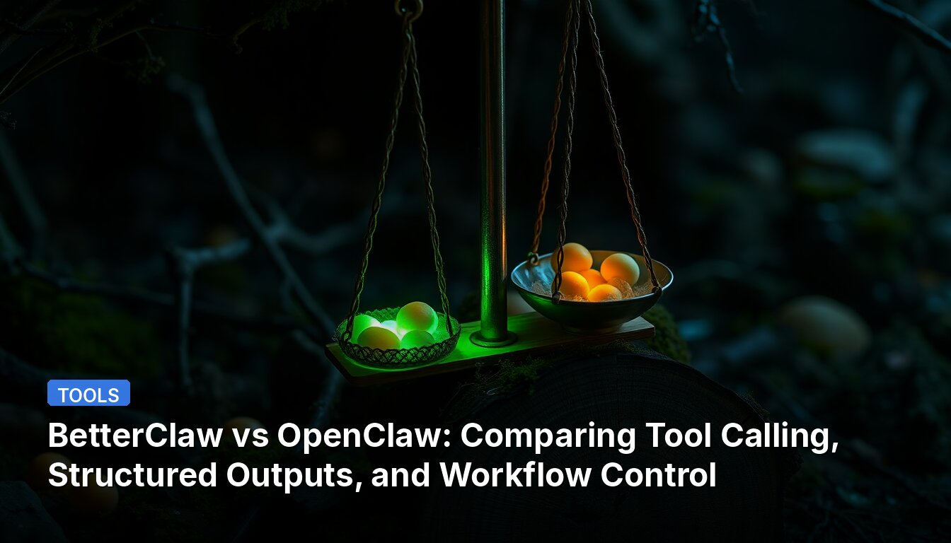 BetterClaw vs OpenClaw: Comparing Tool Calling, Structured Outputs, and Workflow Control