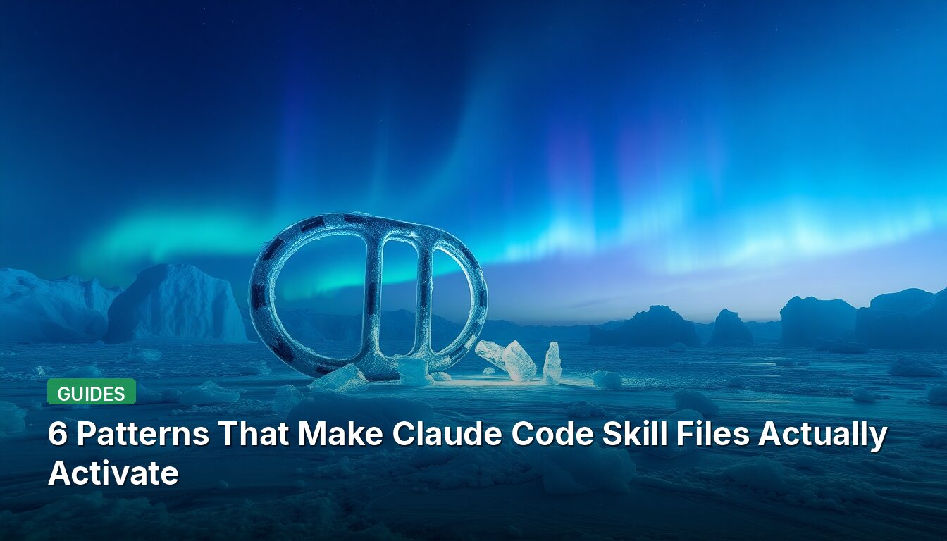 6 Patterns That Make Claude Code Skill Files Actually Activate