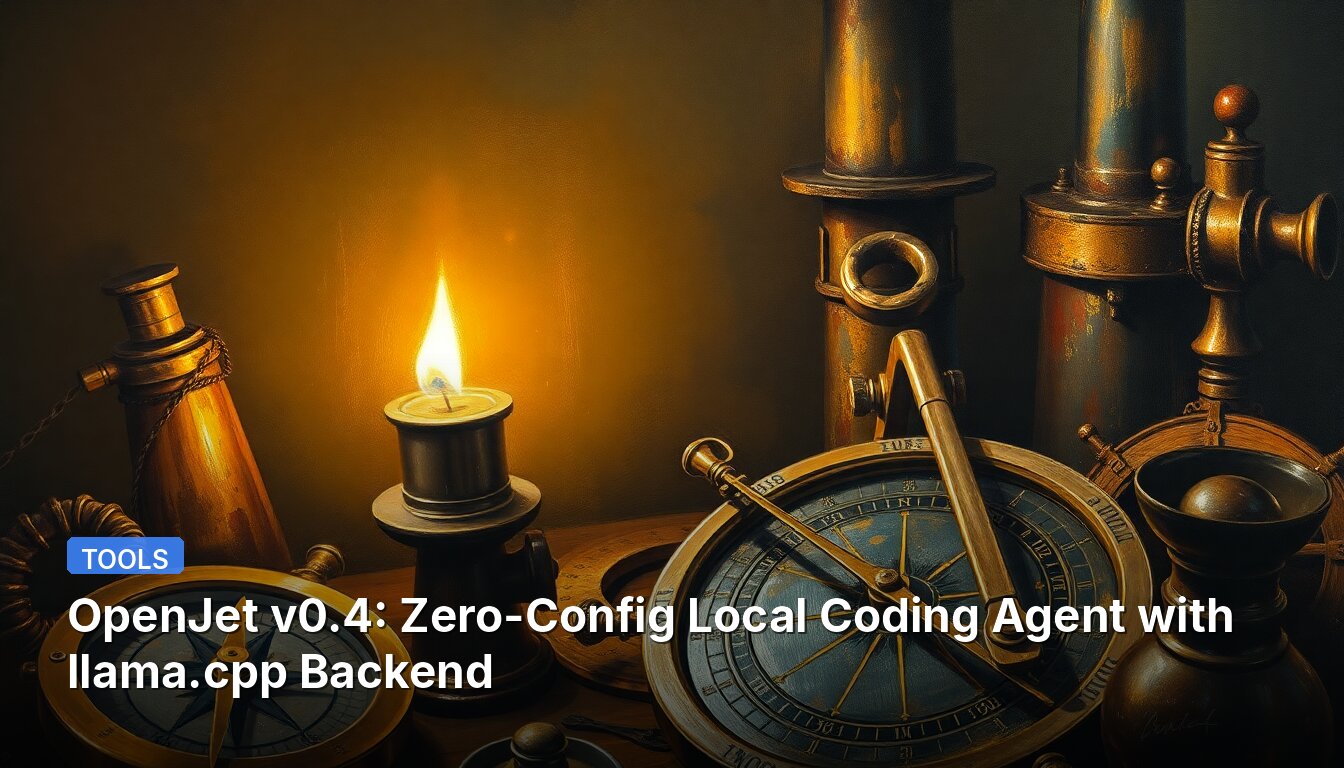OpenJet v0.4: Zero-Config Local Coding Agent with llama.cpp Backend
