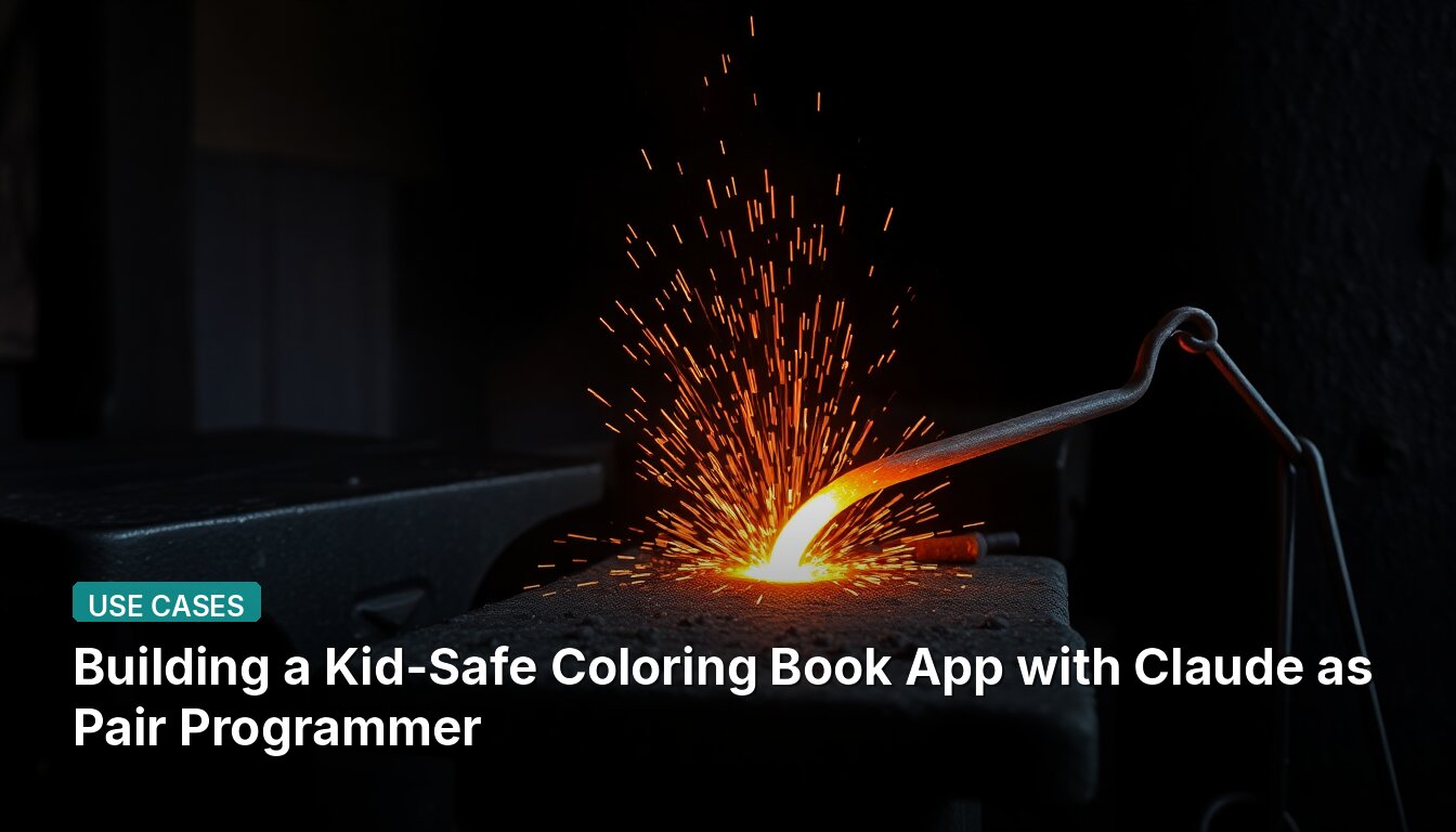 Building a Kid-Safe Coloring Book App with Claude as Pair Programmer