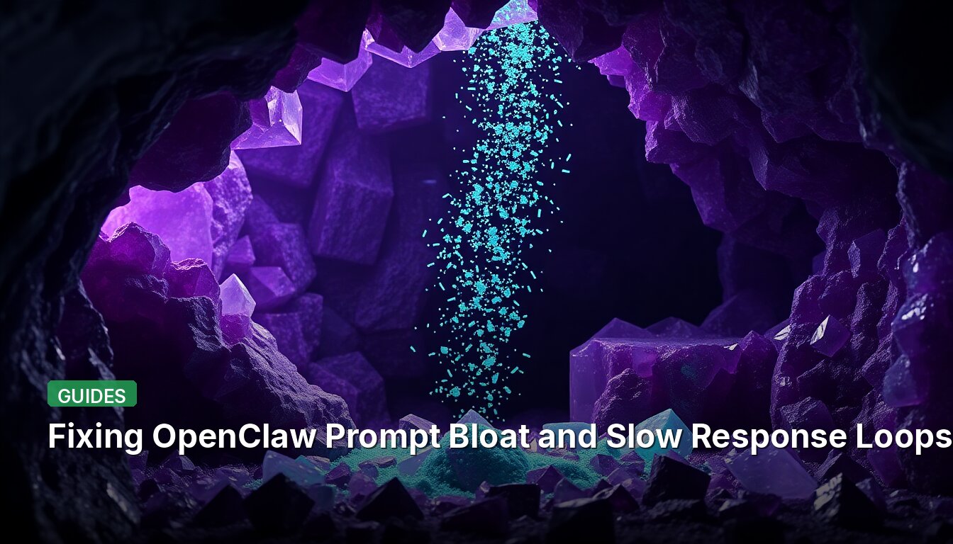 Fixing OpenClaw Prompt Bloat and Slow Response Loops