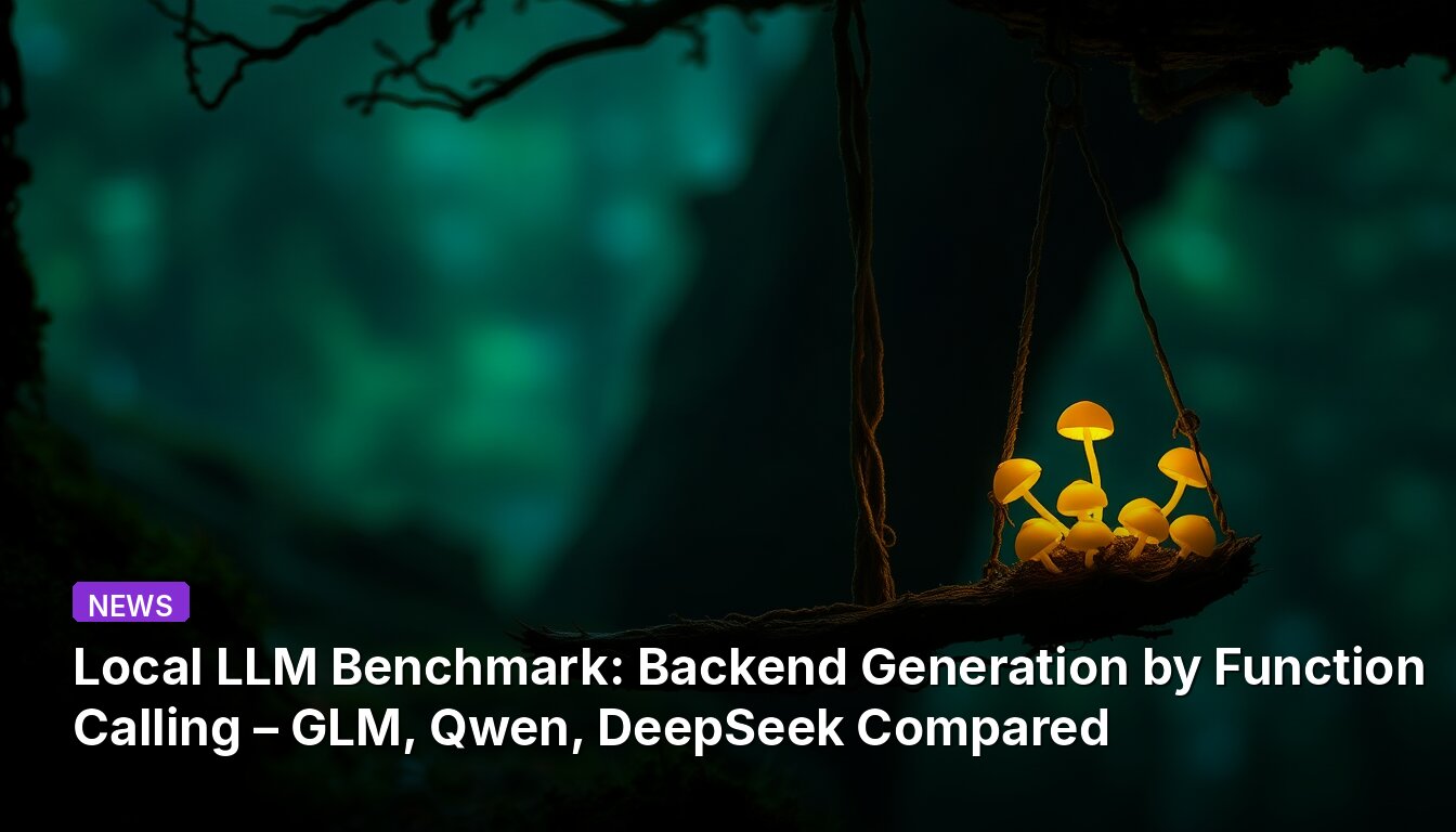 Local LLM Benchmark: Backend Generation by Function Calling – GLM, Qwen, DeepSeek Compared