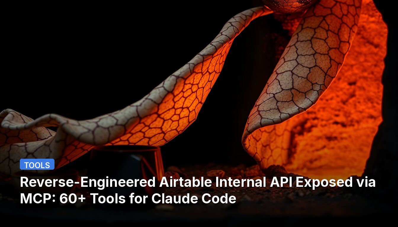 Reverse-Engineered Airtable Internal API Exposed via MCP: 60+ Tools for Claude Code