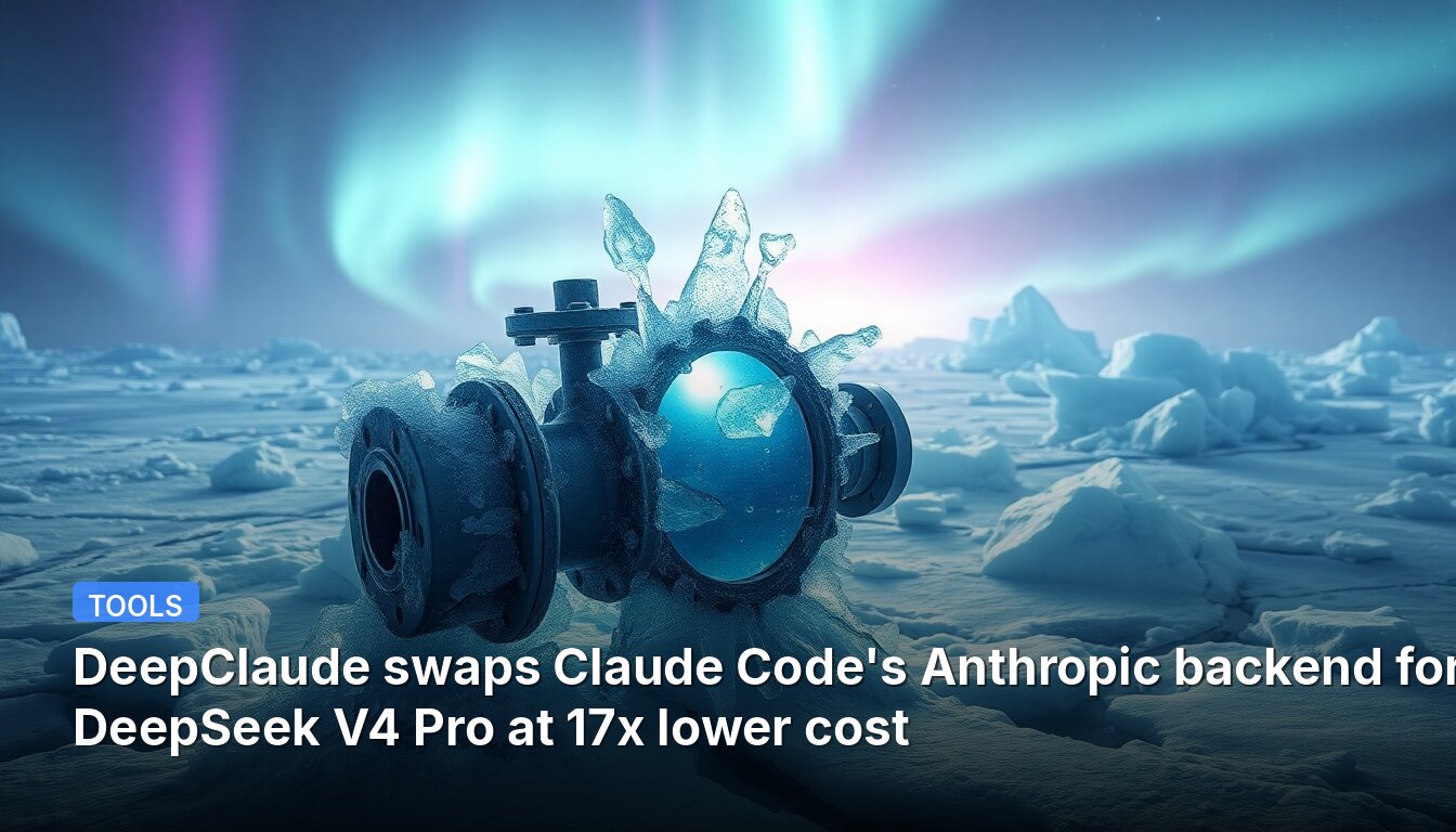 DeepClaude swaps Claude Code's Anthropic backend for DeepSeek V4 Pro at 17x lower cost