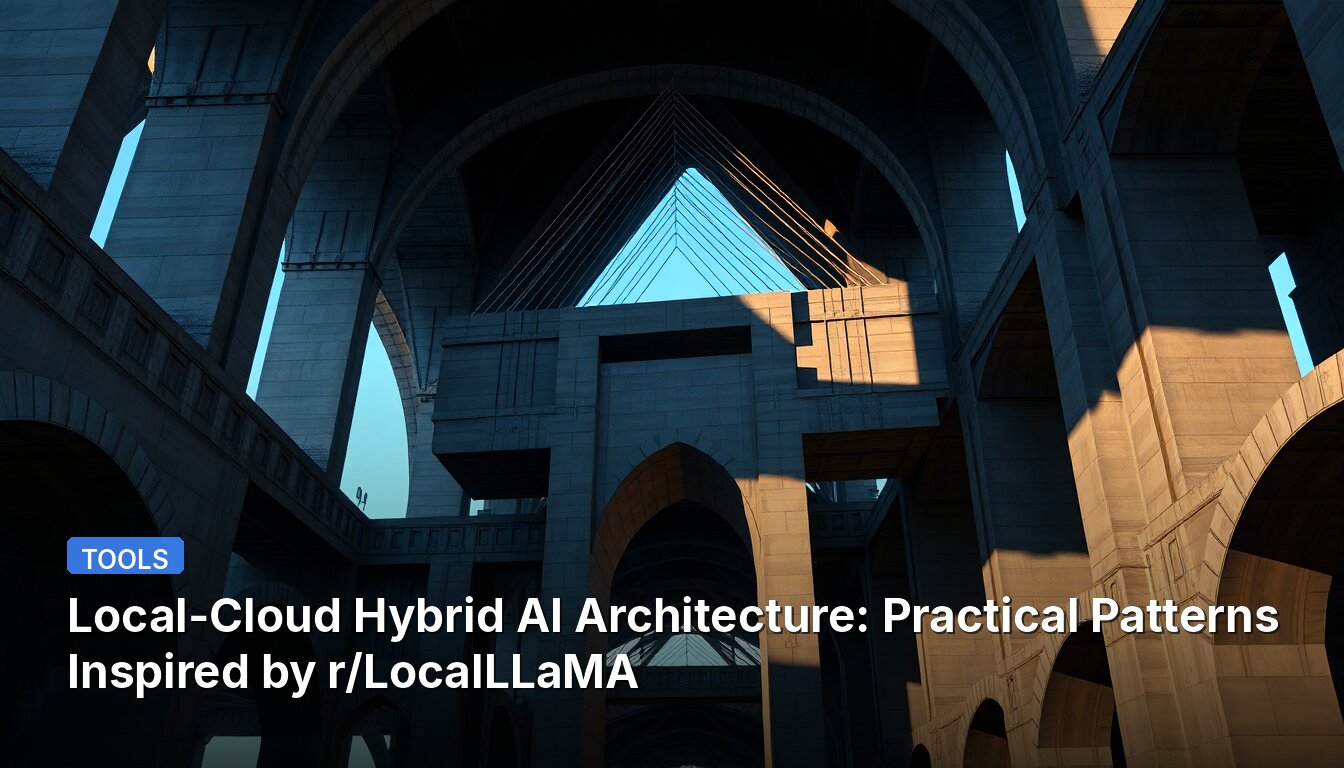 Local-Cloud Hybrid AI Architecture: Practical Patterns Inspired by r/LocalLLaMA