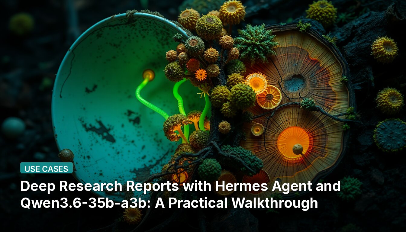 Deep Research Reports with Hermes Agent and Qwen3.6-35b-a3b: A Practical Walkthrough