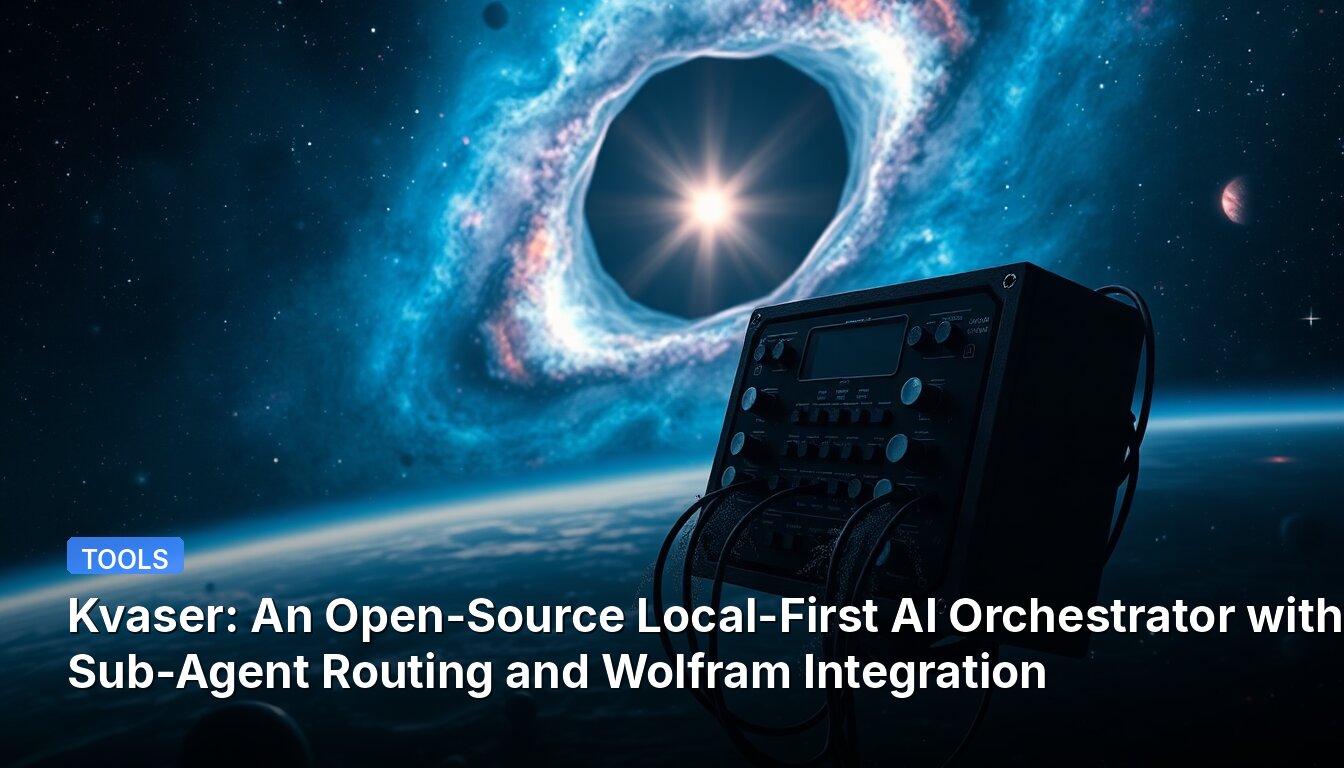 Kvaser: An Open-Source Local-First AI Orchestrator with Sub-Agent Routing and Wolfram Integration