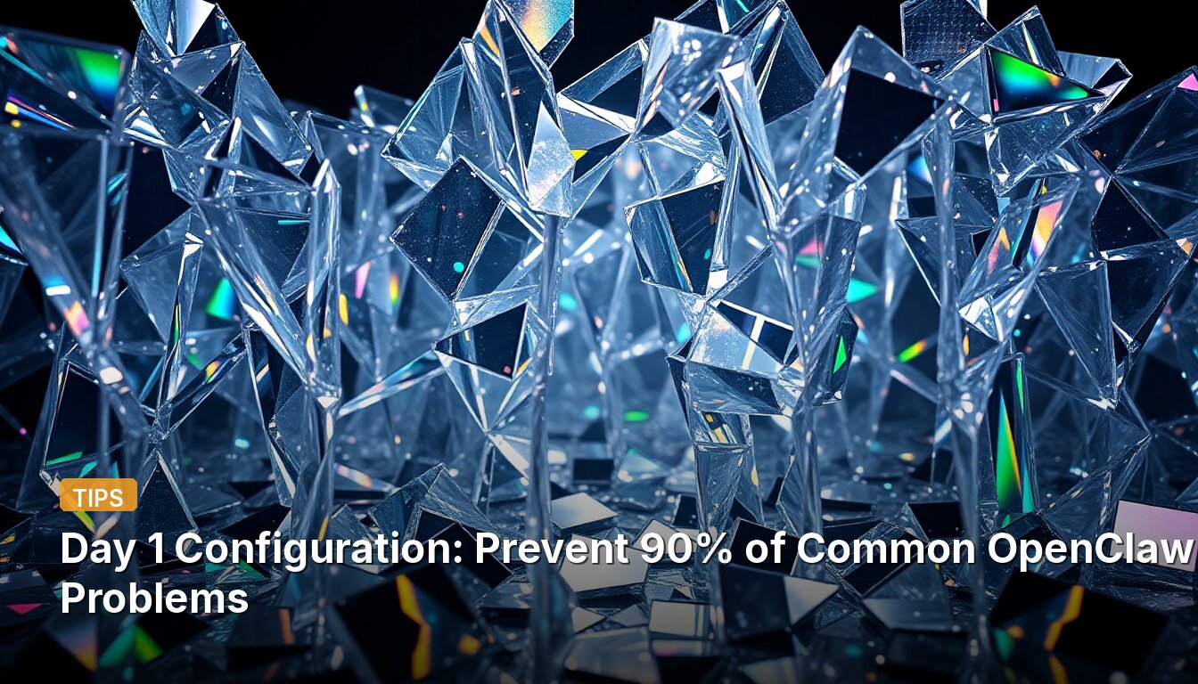 Day 1 Configuration: Prevent 90% of Common OpenClaw Problems