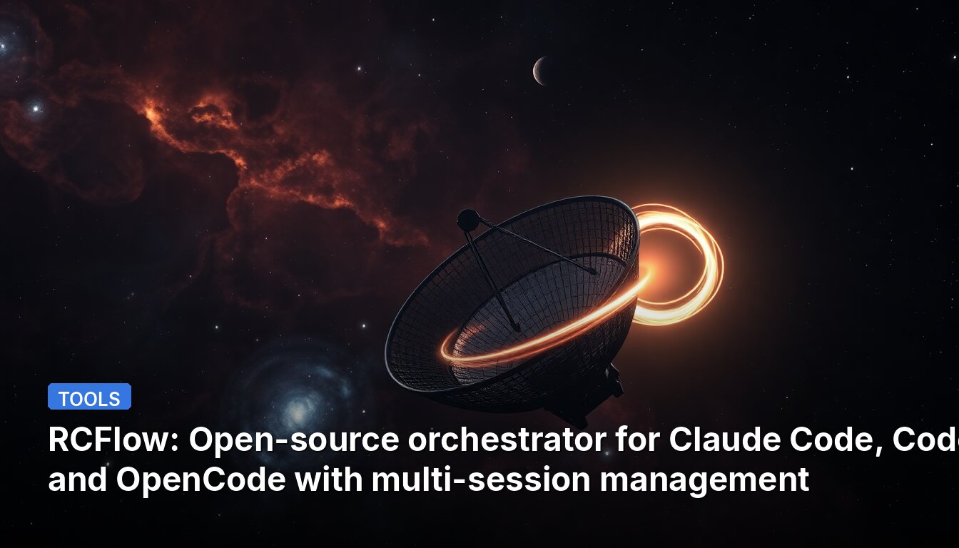 RCFlow: Open-source orchestrator for Claude Code, Codex, and OpenCode with multi-session management