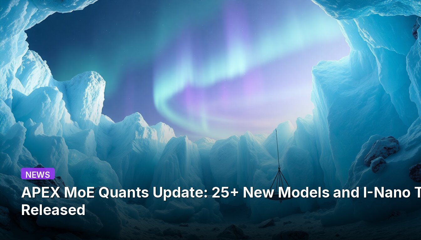 APEX MoE Quants Update: 25+ New Models and I-Nano Tier Released