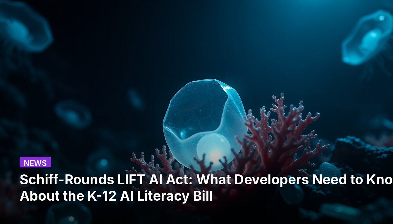 Schiff-Rounds LIFT AI Act: What Developers Need to Know About the K-12 AI Literacy Bill