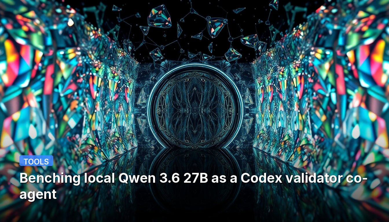 Benching local Qwen 3.6 27B as a Codex validator co-agent