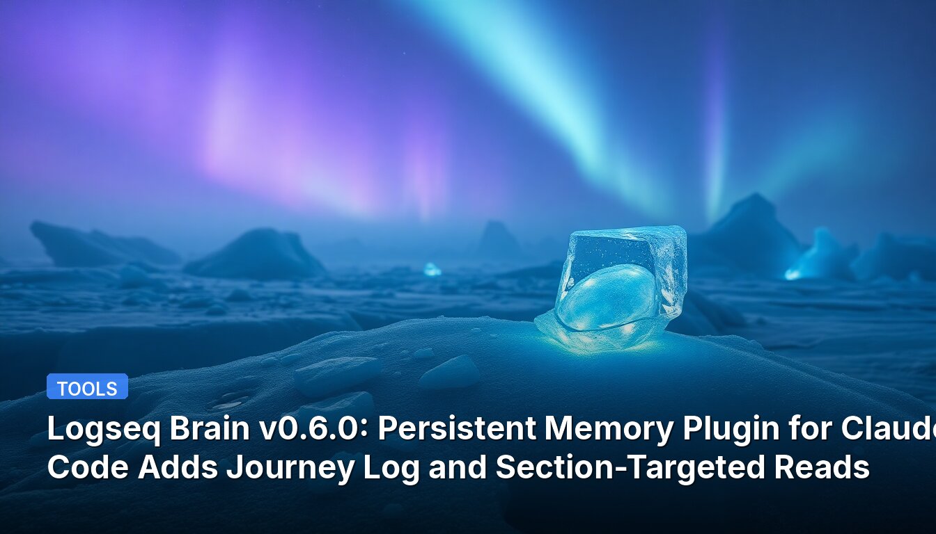 Logseq Brain v0.6.0: Persistent Memory Plugin for Claude Code Adds Journey Log and Section-Targeted Reads