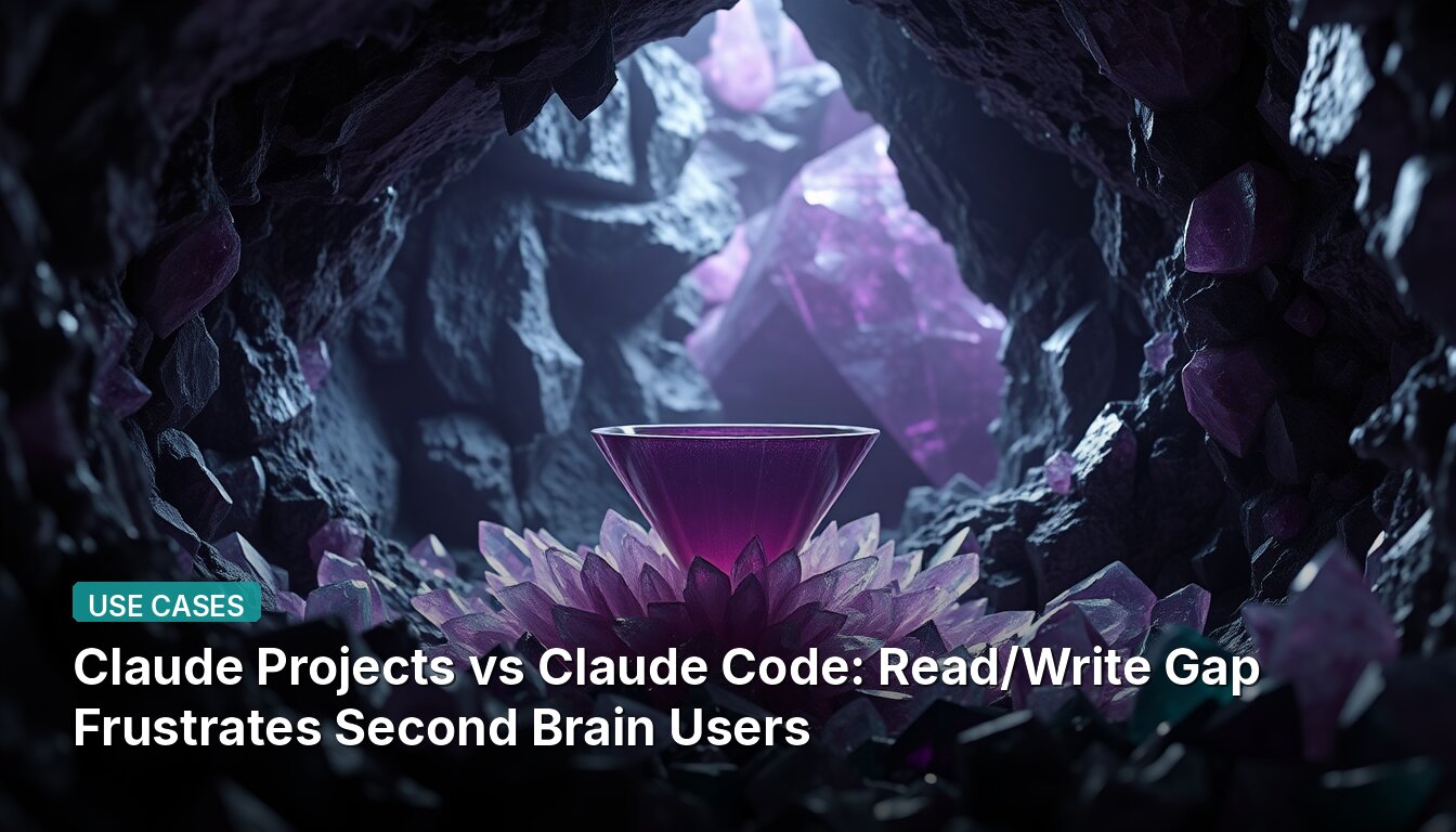 Claude Projects vs Claude Code: Read/Write Gap Frustrates Second Brain Users