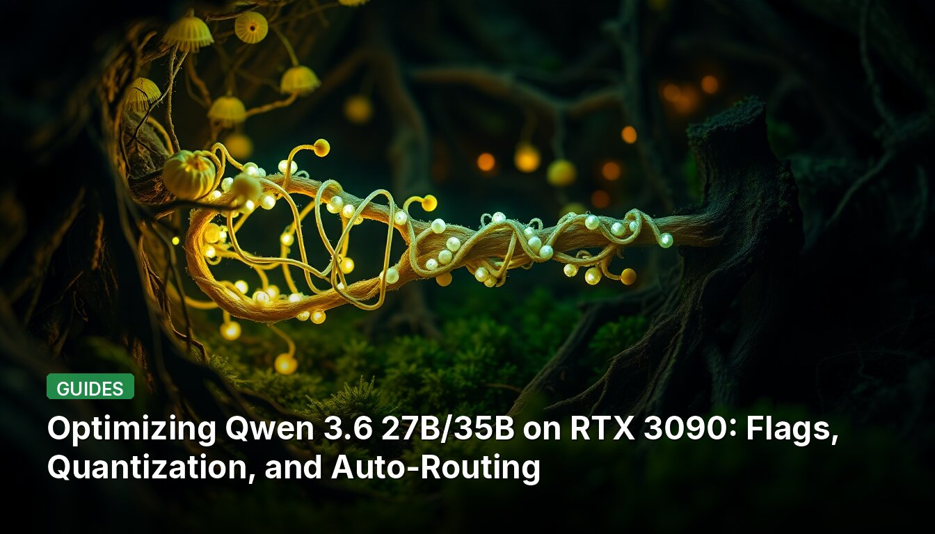 Optimizing Qwen 3.6 27B/35B on RTX 3090: Flags, Quantization, and Auto-Routing