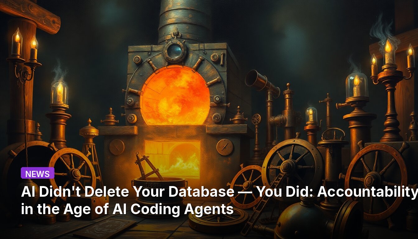 AI Didn't Delete Your Database — You Did: Accountability in the Age of AI Coding Agents
