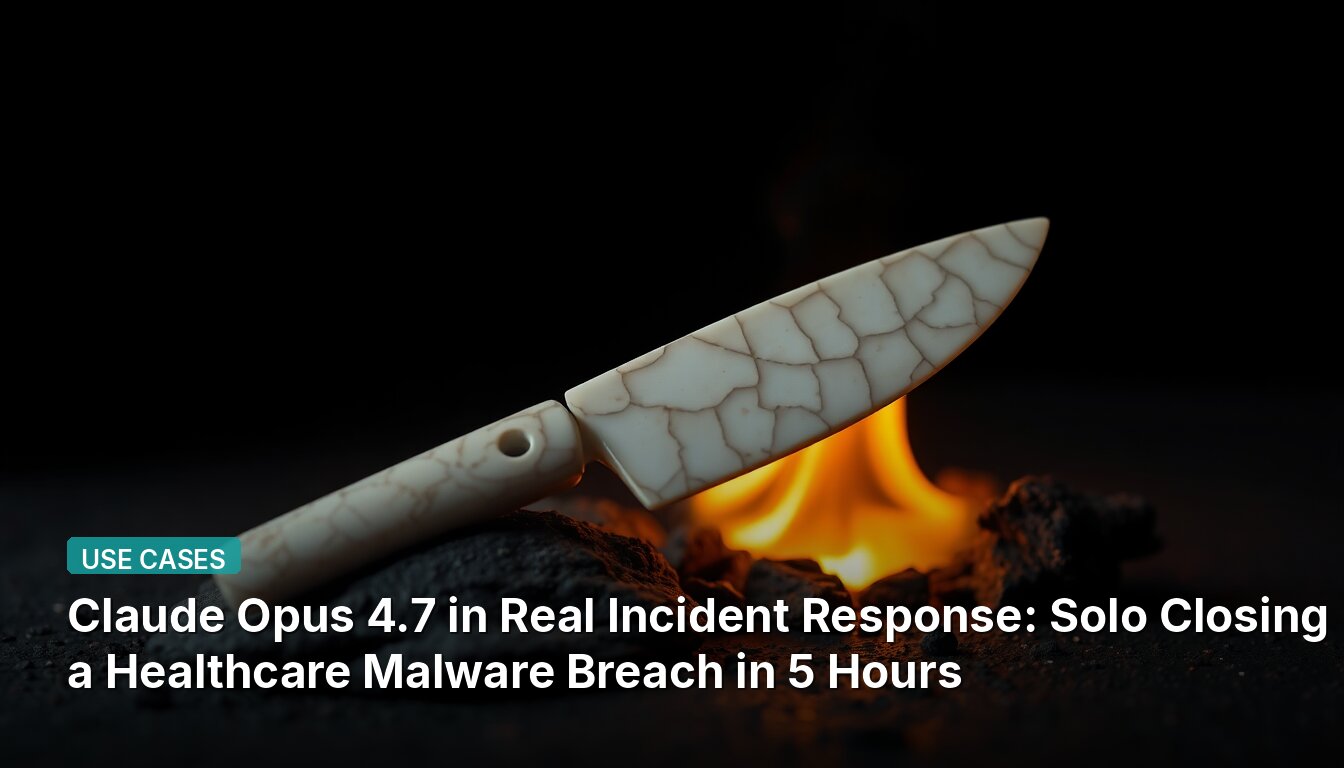 Claude Opus 4.7 in Real Incident Response: Solo Closing a Healthcare Malware Breach in 5 Hours