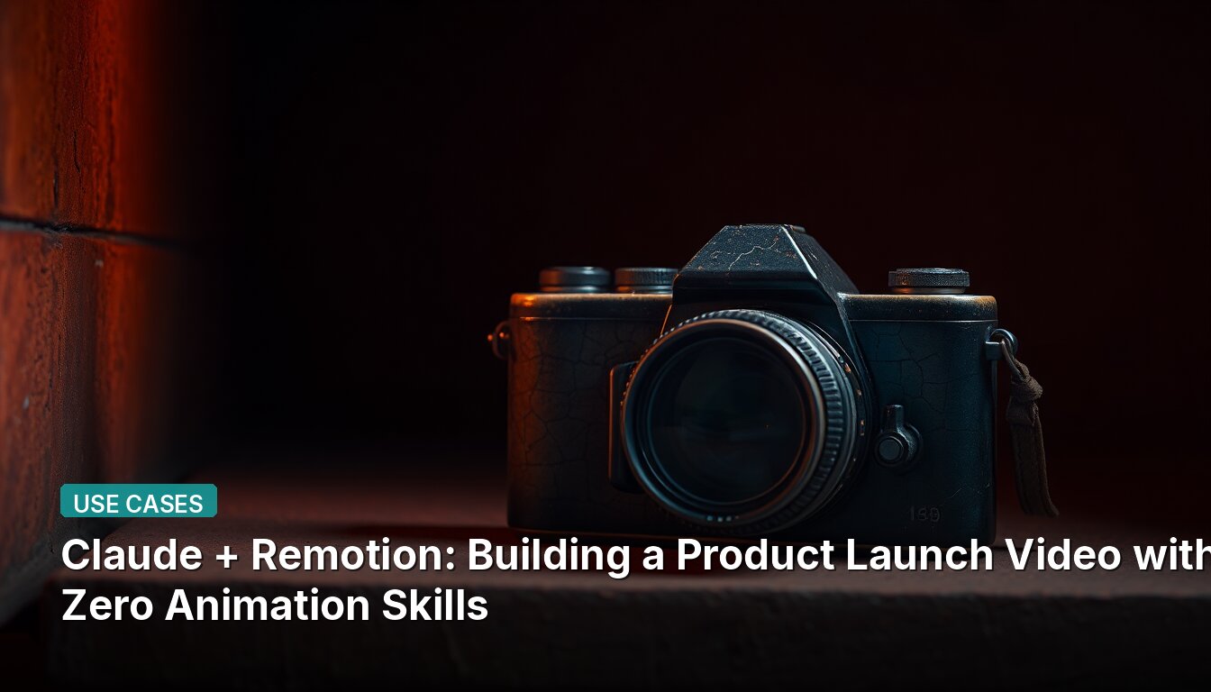 Claude + Remotion: Building a Product Launch Video with Zero Animation Skills