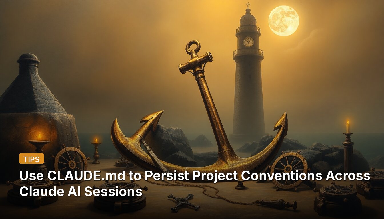 Use CLAUDE.md to Persist Project Conventions Across Claude AI Sessions