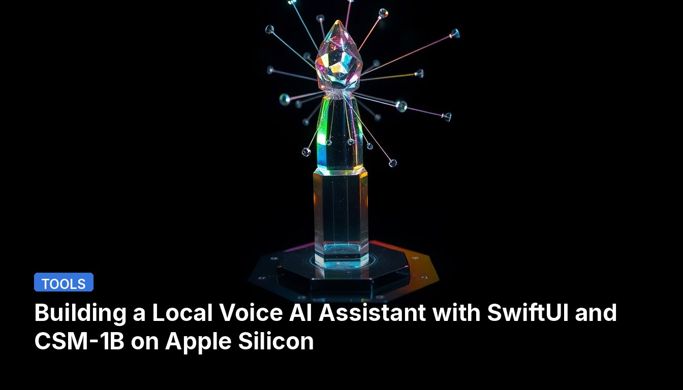 Building a Local Voice AI Assistant with SwiftUI and CSM-1B on Apple Silicon