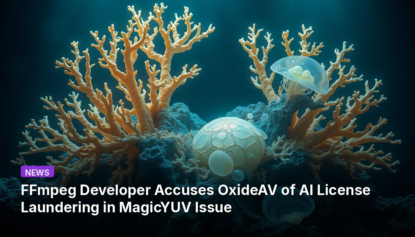 FFmpeg Developer Accuses OxideAV of AI License Laundering in MagicYUV Issue