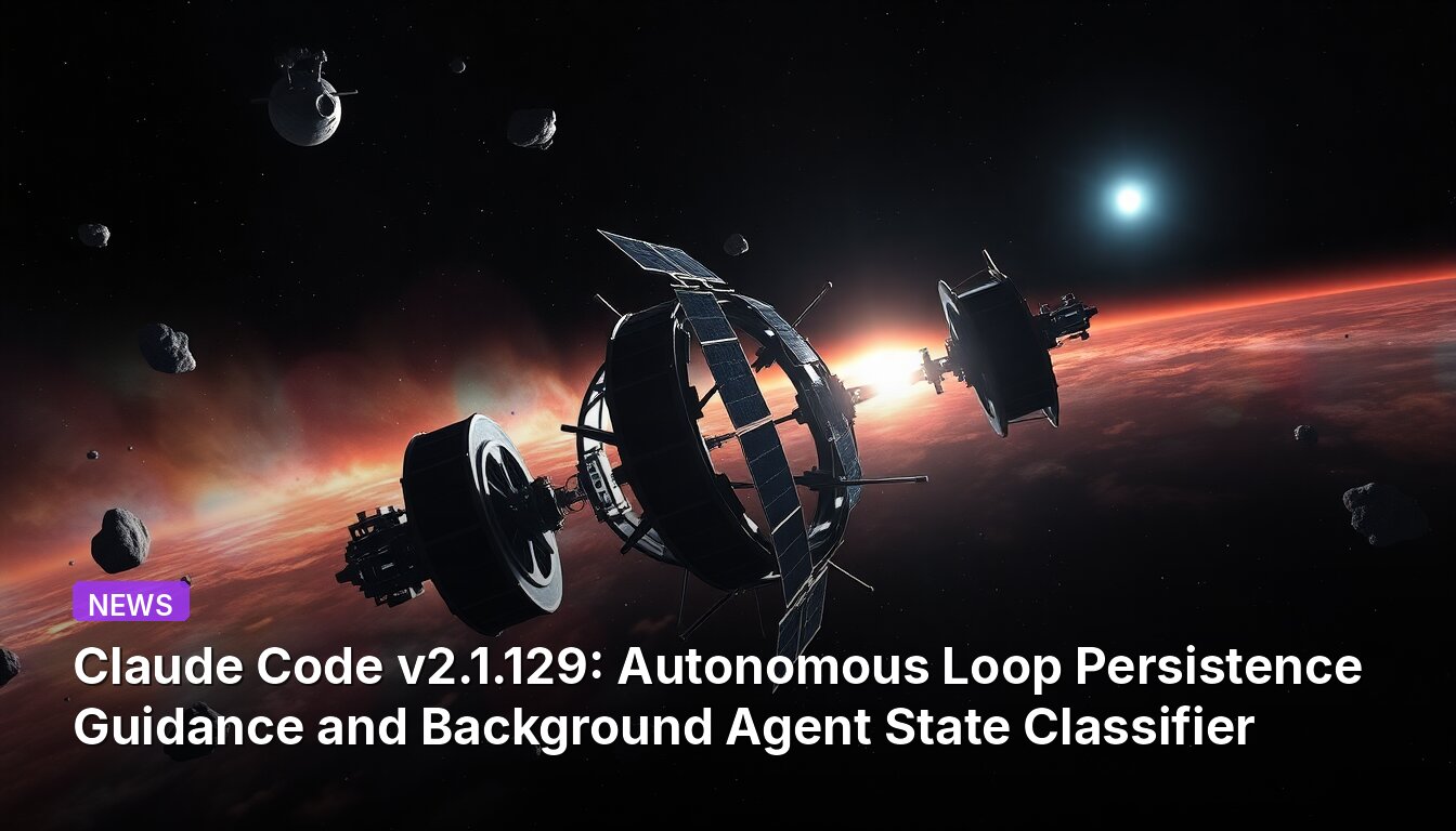 Claude Code v2.1.129: Autonomous Loop Persistence Guidance and Background Agent State Classifier