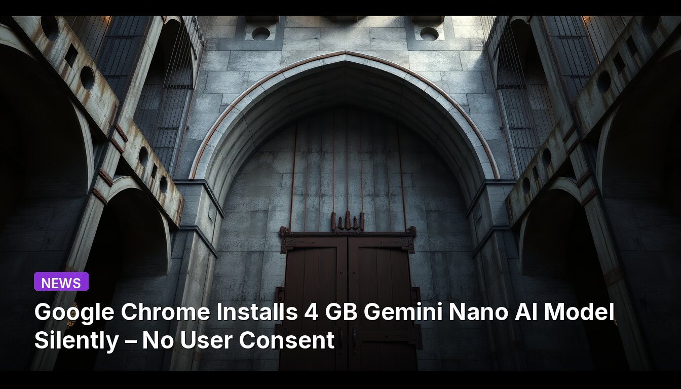 Google Chrome Installs 4 GB Gemini Nano AI Model Silently – No User Consent
