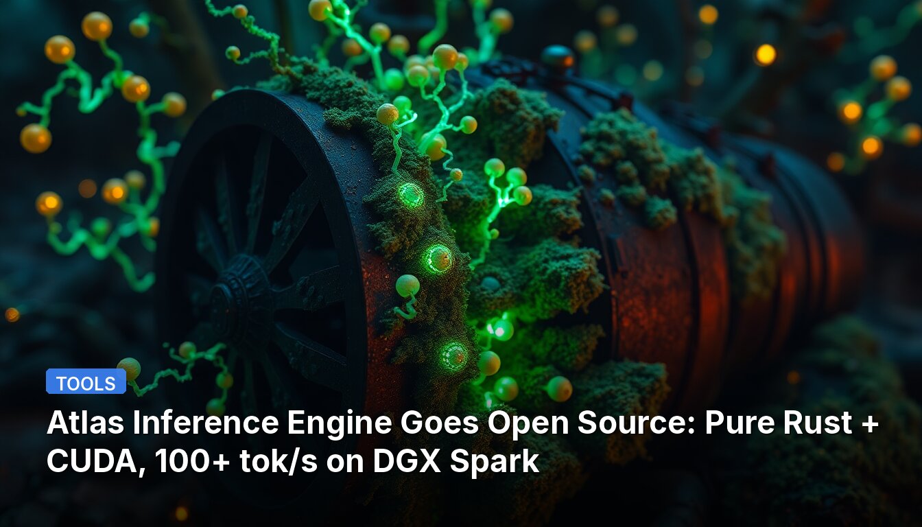 Atlas Inference Engine Goes Open Source: Pure Rust + CUDA, 100+ tok/s on DGX Spark